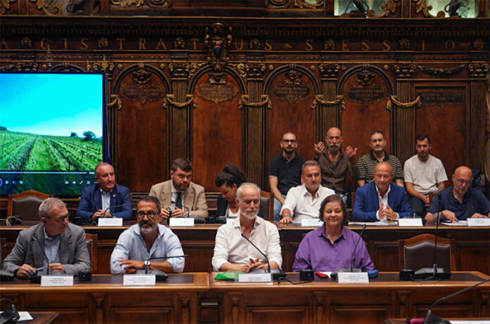 calici siffusi-tavolo a palazzo dei priori
