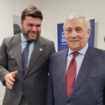 Alessandro Romoli, Antonio Tajani e Francesco Battistoni