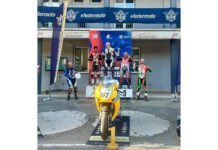 Il centauro aquesiano Alessio Pedetta si piazza quinto al Campionato Italiano Velocità dedicato alle moto storiche CIV Classic