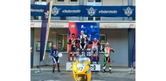 Il centauro aquesiano Alessio Pedetta si piazza quinto al Campionato Italiano Velocità dedicato alle moto storiche CIV Classic