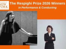 La pianista Lucrezia Liberati vince il “Respighi Prize” e debutta alla Carnegie Hall di New York Lucrezia Liberati, piano and Rong Zhang, conductor