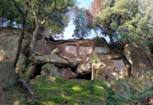 Tombe Lattanzi nella necropoli rupestre di Norchia,visite straordinarie al cantiere di scavo
