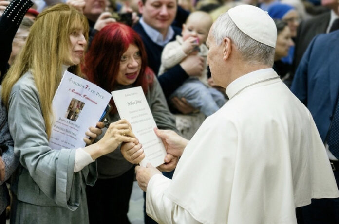 Sorelle Sabatini con Papa Leone XIV
