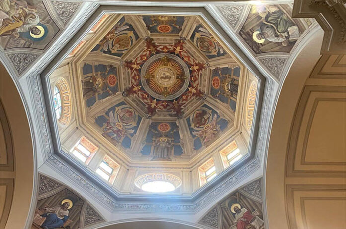 affresco-basilica di Santa Rosa