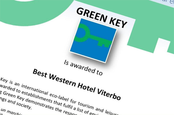 Al Best Western Hotel Viterbo la certificazione internazionale Green Key