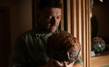 Aestatis, il panettone estivo ideato da Cristiano Germani e Simona Foderini dell’Agriturismo Parco delle Querce di Valentano Cristiano Germani