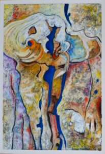 Il Bacio olio su tela preparata 65 x 45 2026