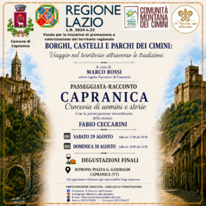 Locandina Capranica social