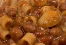 Pasta con sugo di fagioli di Leda