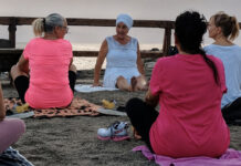 Saluto al tramonto-yoga a tarquinia
