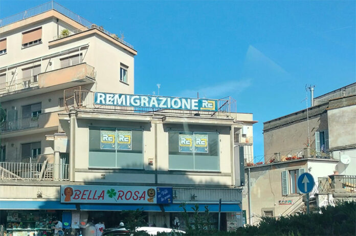 scritta Remigrazione-VT