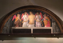 Cristo in Pietà tra gli Angeli-pala di Girolamo di Benvenuto del Guasta