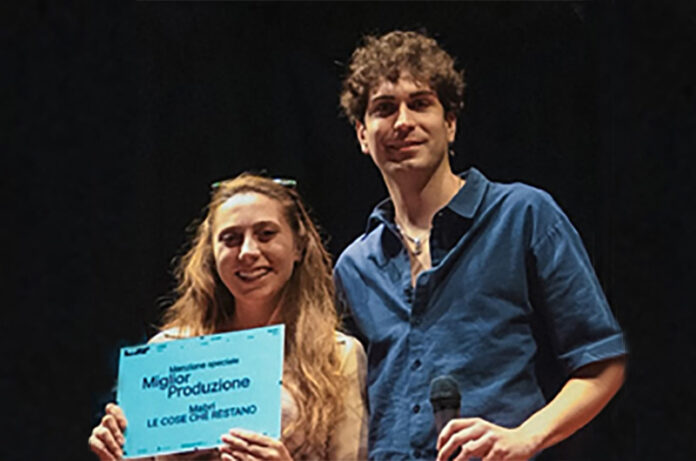 L’attrice Mari Colavalle e il regista Gabriele Montanaro