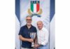 I Lions Alto Lazio ricevono la coppa dei vincitori del campionato di serie B e guardano alla nuova stagione in A Premiazione Lanzi- Angeletti