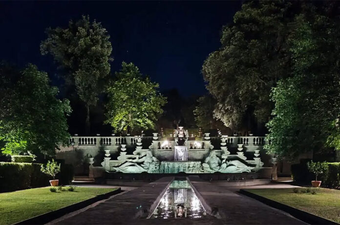 annullato lo spettacolo serale villa lante