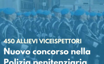 Nuovo concorso per 450 allievi viceispettori del Corpo di polizia penitenziaria