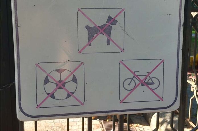divieto per cani divieto per cani