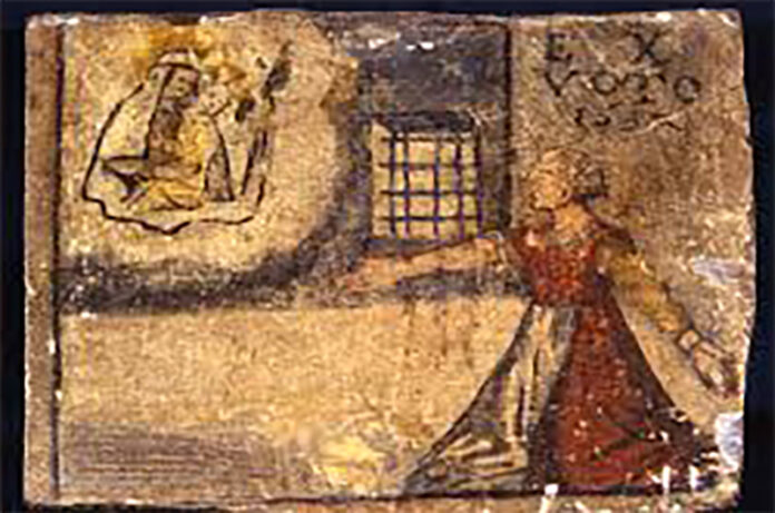 tavoletta ex voto Madonna della Quercia tavoletta ex voto Madonna della Quercia
