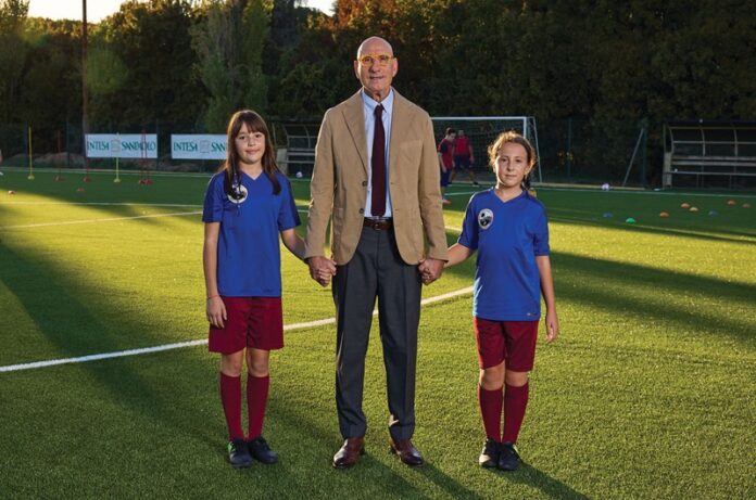 Ciccio Graziani testimonial Banca Intesa