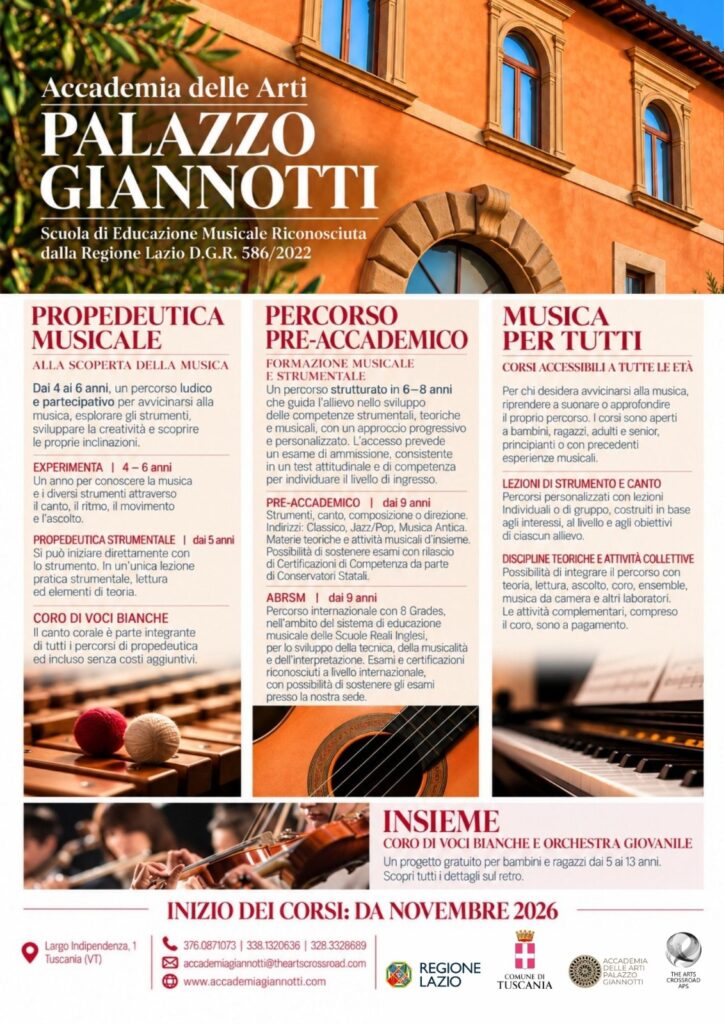 Locandina Accademia Giannotti
